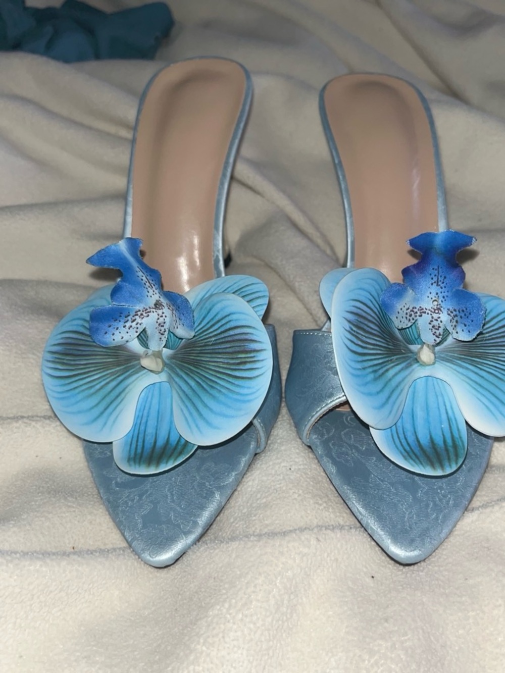 Blue Orchid Mule heels